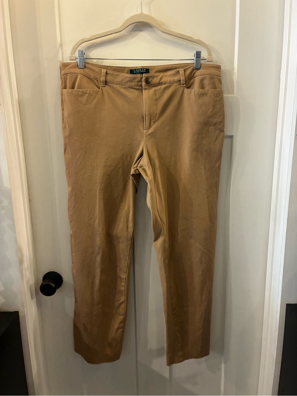 Ralph Lauren Tan Straight-Leg Women’s Jeans